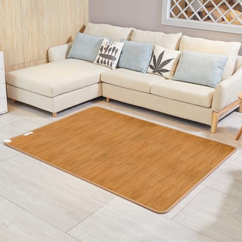 cendbirut Tappetino riscaldato, Riscaldamento a Pavimento con Regolazione 5Gear, Tappetino riscaldante Elettrico Tappetino riscaldato a Pavimento Area riscaldata per la casa,20×39in