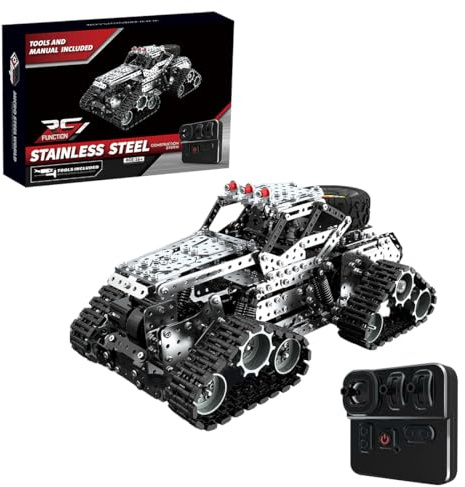 3D Metall Puzzle Fahrzeug, Steampunk Mechanische Off-Road Auto DIY Montage Militärmodell Bausatz, Geburtstagsgeschenk Modellbausatz Erwachsene (1292 Teile)