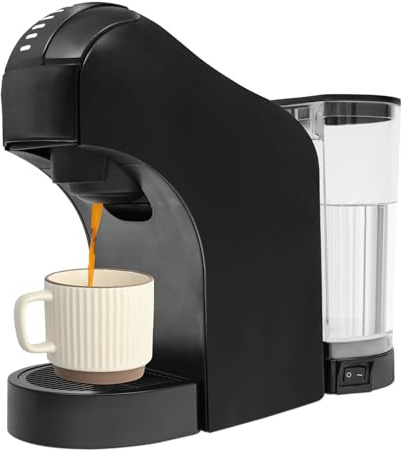 Kapselkaffeemaschine 1400W 20bar, kompakte Kaffeemaschine mit 800ml Wassertank & Touch-Control, Kapselmaschine für Zuhause & Büro, kompatibel mit Nespresso Kapseln