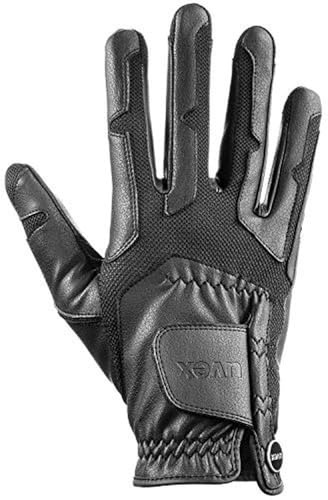 uvex ventraxion - flexibel ridhandske för dam och herr - hållbar - optimal ventilation - black - 6-7