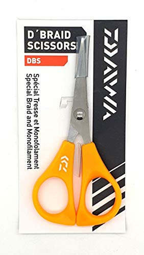 Daiwa Ciseaux de Pêche Forbice Taglia Filo e Trecciati Résistantes Coupe Fil Equipement Pêcheur Tresse