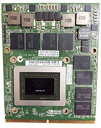 Scheda video GDDR5 2GB di ricambio NVIDIA Quadro 3000M per HP EliteBook 8760w 8770w 8740w Dell Precision M6600 M6700 Mobile Workstation