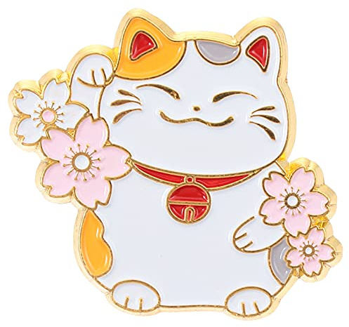 TOYANDONA 1 stück Katze brosche japanische Stil brosche Cartoon glück Katze pin Kleidung zubehör