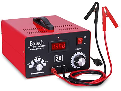 Beleeb Caricabatteria regolabile C20 12V 24V 36V 48V Manutenzione dell'azionamento della batteria ad alta tensione con chip intelligente per batterie agli ioni di litio al piombo