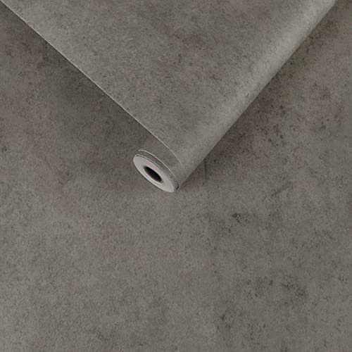 VEELIKE Klebefolie Betonoptik Grau Selbstklebende Tapete Vintage Möbelfolie Industrial Optik Wandtapete Wohnzimmer Badezimmer Wasserfest Küchentapete Muster Arbeitsplatte Schrank Deko 40cm×300cm