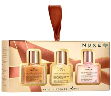 Nuxe Mini Cracker I 3 Prodigieux Huile Prodigieuse + Florale + Or, 3 x 10 ml