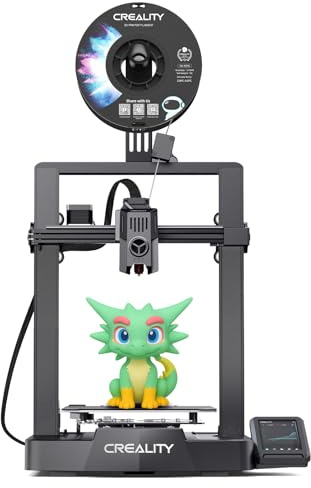 Creality Ender-3 V3 KE 3D Printer, 500 mm/s High-Speed Printing with Auto-Leveling, Sprite Direct Extruder Supports 300℃ Printing, Ultra-Smooth and Stable, 220×220×250 mm Print Volume