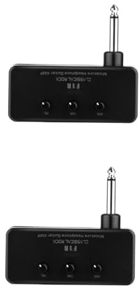 OFFSCH 2sets Mini Per Chitarra Portatile Per Cuffie Chitarra Elettrica Design Per e Bassi Per Performance e Pratiche