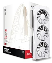 XFX Quicksilver AMD Radeon RX 9070XT White Magnetic Air Edition with 16GB GDDR6 HDMI 3xDP, AMD RDNA™ 4 (RX-97TMAQKW9)