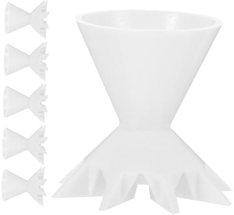 IWOWHERO 6piezas Vasos De Embudo De Silicona Para Verter Pintura Fácil De Transportar Adecuado Para Acrílica y Aceite