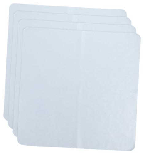 Operitacx Lot de 4 Chiffons de Nettoyage en Tissu Doux pour Lunettes et Lentilles, Bleu, pour Dépoussiérer et Retirer la Saleté, à Garder L’étui