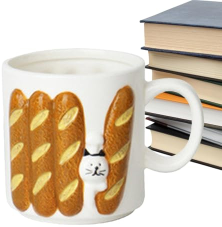 Keyubria Coffee Mug - Japanese Relief Ceramic Beverage Container - Household Beer Mug | for Beer Study Dining Room Teachers Students Office Restaurant Hotel Collectors Holiday Gathering