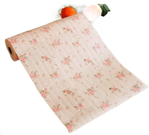 EVA-kylskåpshyllor, Kökslådunderlägg Flerfärgad 30x(300-500) cm(Pink Flower,300x30cm)