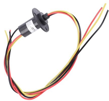 PODSJD Anillo Deslizante Mini 250RPM 15A 3 Hilos 0-600V - Transmisión Anti - interferencias y Anti - vibración, Alta Resistencia térmica, Ideal para aerogeneradores y maquinaria rotat