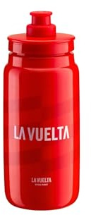 ELITE FLY LA VUELTA 2026 Bidón Ciclismo | Iconic Rojo | Edición Limitada Oficial Vuelta a España | Ultraligero 51g | Sin BPA | Válvula High-Flow | 550ml