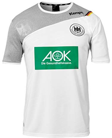 Kempa Herren Heimshirt 17/18 Dhb Auswärtsshirt, weiß, XL