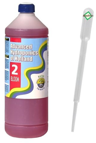 Weedness Advanced Hydroponics Bloom 5 litres – phase de floraison pour culture d'intérieur Engrais biologique pour tomates, concombres, engrais liquide organique