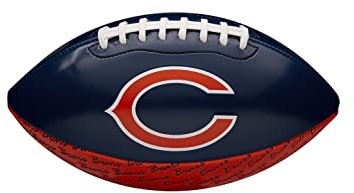 Wilson American Football MINI NFL TEAM PEEWEE, Kids' Size, Blended Leather