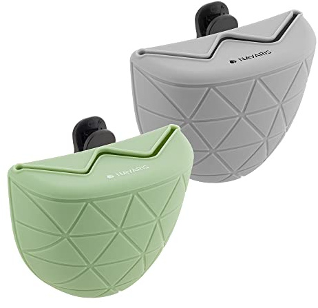 Navaris Fundas para golosinas de Perro - Set de 2X Bolsa de Silicona para Entrenamiento canino Mascota - 2X Estuche para recompensas premios Galletas