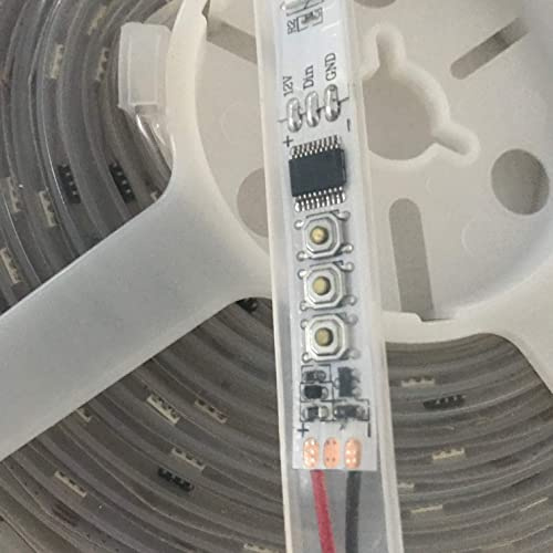 online-leds 5M Magic Dream Colour Chasing Digital Flag Pole Led Light Strip Lights 12V DC (via 3m Cigarette Lead) Flexible Waterproof 75+ Pre Set Patterns led Dream Lights Caravan Flagpole Lights