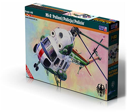 Mistercraft Modellbausatz Mil Mi-2 Polnische Polizei Maßstab 1:48 Plastikbausatz, Bausatz zum Zusammenbauen, Inklusive Klebstoff, Kunststoffmodell, Bauanleitung,296.00mmx252.0mm