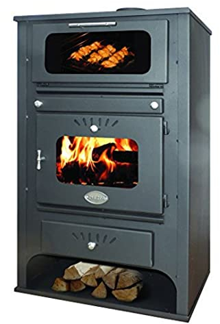 Stufa a Legna Termostufa con forno BALKAN ENERGY GF VR 16, potenza 24kW