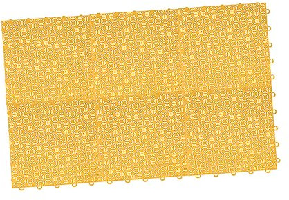 Yardenfun 6pcs Outdoor Splicing Floor Playground Mat Non-slip Sports Flooring for Patio Back Door Floor Protection