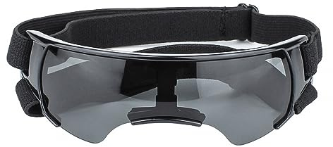 Augenschutz für Hunde, UV-Schutz Hunde Sonnenbrille, Winddicht/Staubdicht/Schneefest Hundebrille mit verstellbaren Riemen für Kleine/Mittelgroße Hunde