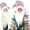 Estrella Arbol Navidad Papá Noel,Saijer Estrella Navidad Papá Noel Arbol de Navidad Estrella Adornos Copa del Árbol Punta Árbol Navideñas Colgante de árbol de Navidad Decoración de botellas de Navidad