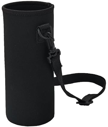 DYTHHN Porte-bouteille isotherme avec bandoulière – Pochette portable en néoprène pour randonnée, marche, alpinisme