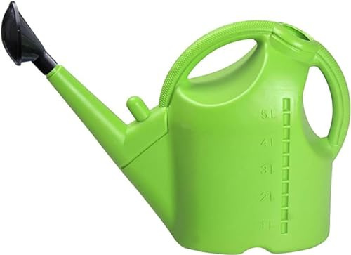 Arrosoir De Jardin 5 L - Arrosoir De Jardin en Plastique pour Intérieur Et Extérieur - Arosoire Plan-Te avec Douchette Amovible – Arrosoir Polyvalent pour Plan-tes De Fleurs De Jardin
