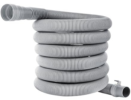 Ablaufschlauch VerläNgerung,VerläNgerung Abläufe Schlauch verlängert Abläufe Schlauch zum Waschmaschine Schlauchgartenklammer Waschmaschine Schlauchscheibe Auslassschlauch(1M)
