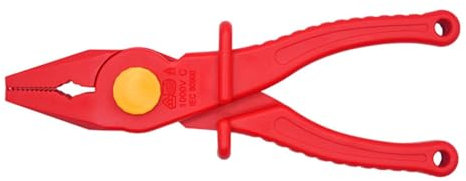 Elektriker-Zange, Mehrzweck-Isolierte Kombizange, 1000 V, antimagnetisch, robust, lange Spitzzange zum Instrumentenschrauben, Crimpen