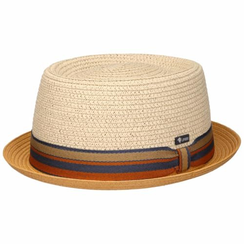 Lipodo Manavela Strohhut Pork Pie Made in Italy Damen und Herren Frühling Sommer