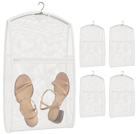 ETUCYNG Set di 5 sacchetti per scarpe e lavatrici, riutilizzabili, portatili, da viaggio, per asciugatrice, lavatrice, scarpe da ginnastica