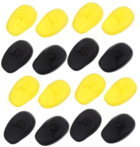 DRESSOOS 16 Pairs Silicone Cover for Hair Tools Hair Dye Ear Protectors for Salon Shampoo Ear Covers for Salon
