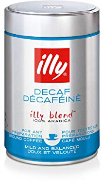 Illy Boîte Café Espresso Moulu Décaféiné 250 g