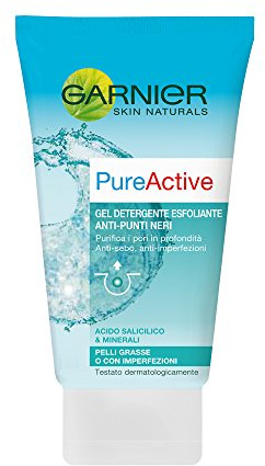 Garnier Pure Active Peeling-Gel für fettige und unreine Haut, 150 ml, 6 Stück