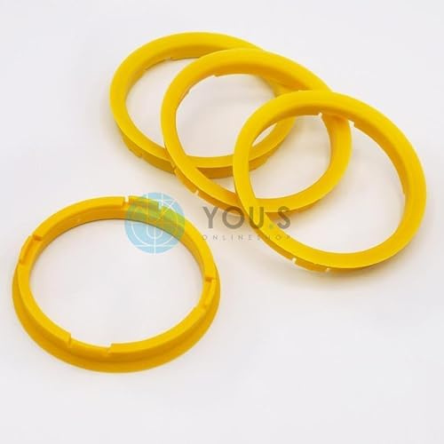 4 x ZENTRIERRINGE DISTANZRING für ALUFELGEN FZ52 73,0-65,1 mm CMS, DBV, Proline Wheels, Schmidt Revolution