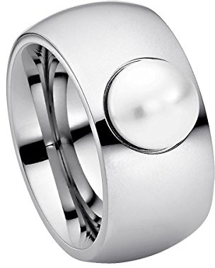 Heideman Ring Coma Damen Edelstahl mit Rivoli-Kristall poliert | Coma Ring Gold, Edelstahl, mit funkelndem Rivoli-Kristall poliert, Damen, nickelfrei, Geschenk