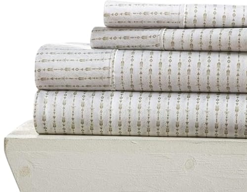 Linen Market Becky Cameron Bed Sheet Set, Sage, Queen