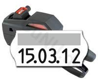Datumsauszeichner contact premium 6.26DT für Datumsabdrucke auf 26x12mm Etiketten (inkl. 7500 Etiketten 26x12mm) (B: inkl. 7.500 MHD-Etiketten 26x12mm, permanent klebend)