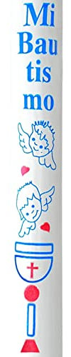 Velas de Bautizo para niño y niña | 10 velas