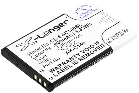 TCTK Akku 900mAh Kompatibel mit [Bea-fon] AL250, AL450, C140, C150, C220, C240, C245, C70, Classic Line C140, Classic Line C50, S33, S400, S400EU001B, SL160, SL350, für [Brondi] Amico Ampli V FBA