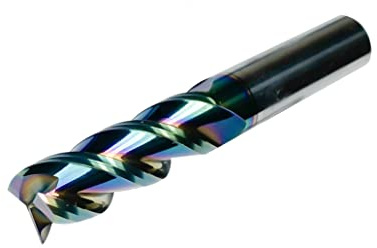 CNC QUALITÄT VHM- Schaftfräser Ø 2-12 mm - Hartmetall Fräser mit DLC Beschichtung - extrem reibungsarme Zerspanung und hohe Härte (5 mm)