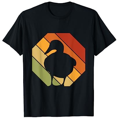 Retro Ente Badeente Gummiente Erpel - Vintage Ente T-Shirt
