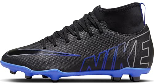 Nike Superfly 9 Club FG/MG Zapatillas de fútbol Negro/Cromo Hyper Royal 36