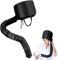 Casco per Asciugacapelli, Caschi per Asciugatura,Bonnet Casco per Asciugacapelli con Elastico per Attacco Phon,Casco Riscaldata Per La Profondo Cura Dei Capelli,per Asciugatura Capelli Ricci (Nero)