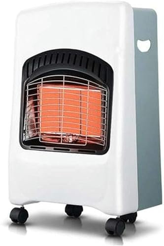 CIADAZ Chauffe-terrasse Chauffage extérieur Chauffage au gaz Portable sur Roues avec Dispositif Anti-Inclinaison (Couleur : Gaz Naturel) (Gaz Naturel)