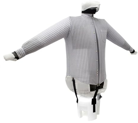 EOLO Stiracamicie SA03 ECO Stira Facile Asciuga Automatico Camicie Polo Stendiasciuga Stiratore Manichino Professionale Ferro Stiro Verticale 3 Programmi Made in Italy Garanzia 5 Anni Efficienza A++